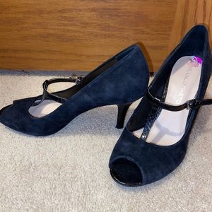 Open Toe Strappy Pumps